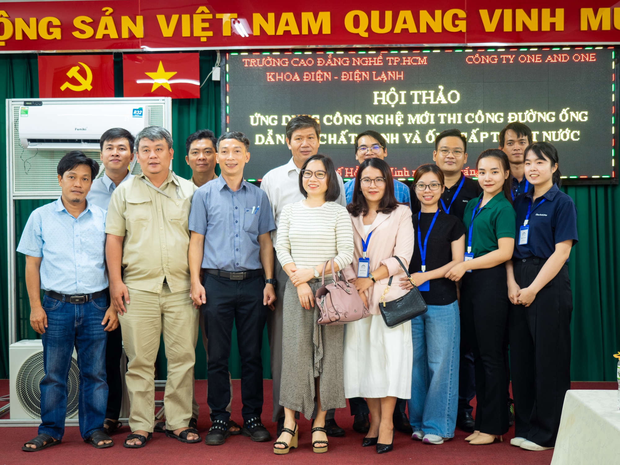Hội thảo Ứng Dụng Ống Điều Hòa Đa Lớp Và Ống Cấp Thoát Nước Tại Trường Cao Đẳng Nghề TP.HCM
